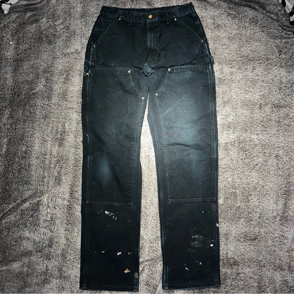 Carhartt Other - VTG Carhartt black double knees made in USA